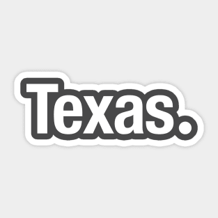 Texas. Sticker